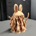 Mô hình 3D Bunny Samurai độc đáo - Chiến binh thỏ đáng yêu - Thumbnail 6