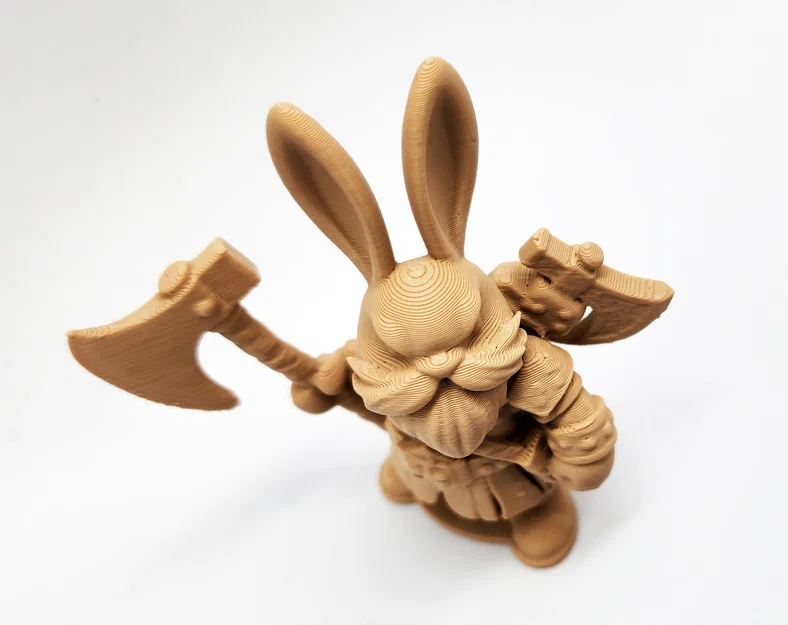 Mô hình thỏ chiến binh Bunny Axeman in 3D độc đáo - Image 7