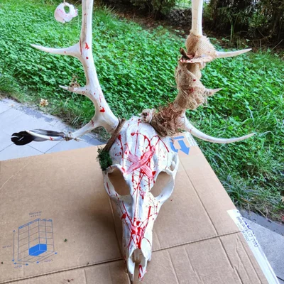 Mặt nạ Wendigo/Krampus/Leshen kèm khớp nối