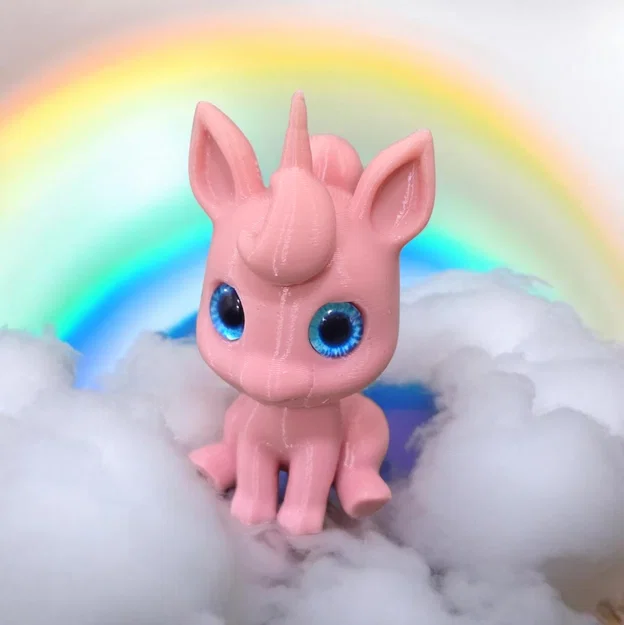 Móc khóa Kỳ lân dễ thương - Hỗ trợ mắt kính 6mm và 8mm - Image 1