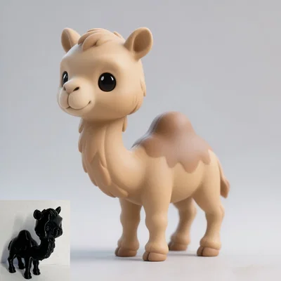 Mô hình Lạc đà Chibi siêu dễ thương