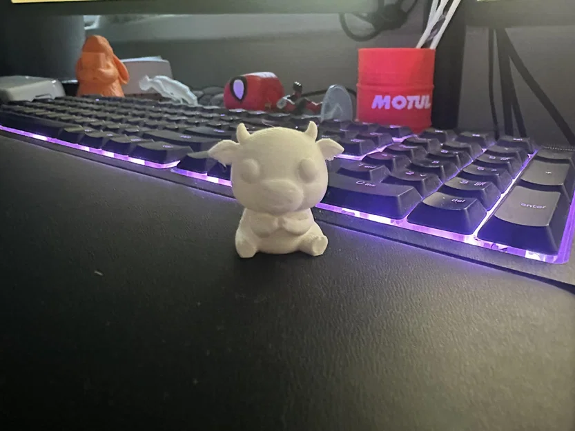 Bé Bò Mini Dễ Thương - Sê-ri Động Vật Tí Hon - Image 2