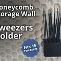 Giá treo nhíp 15 vị trí cho bảng Honeycomb Storage Wall - Thumbnail 1