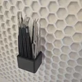 Giá treo nhíp 15 vị trí cho bảng Honeycomb Storage Wall - Thumbnail 2