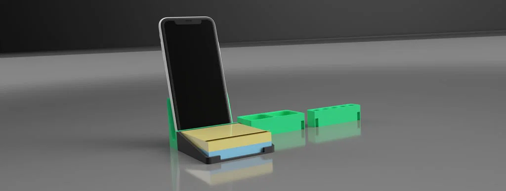 Bộ Module Tổ Chức Bàn Làm Việc (Có Chỗ Để Post-it) - Bản In 3D - Image 2