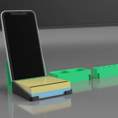 Bộ Module Tổ Chức Bàn Làm Việc (Có Chỗ Để Post-it) - Bản In 3D