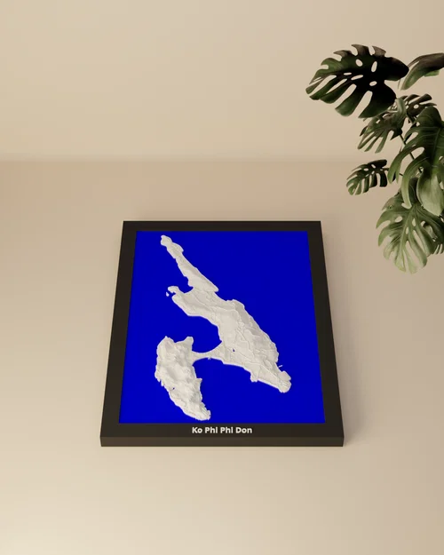 Mô hình địa hình thu nhỏ 3D Ko Phi Phi Don, Thái Lan - Image 3
