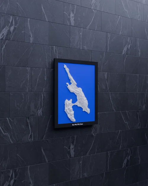 Mô hình địa hình thu nhỏ 3D Ko Phi Phi Don, Thái Lan - Image 5