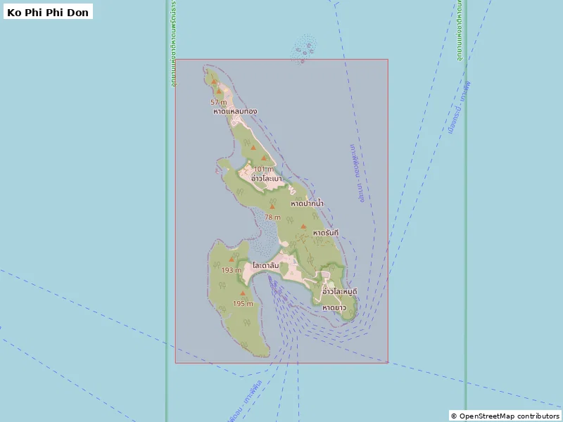 Mô hình địa hình thu nhỏ 3D Ko Phi Phi Don, Thái Lan - Image 9