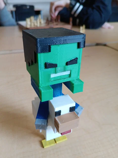 CHICKEN JOCKEY!!! - Mô hình Minecraft - Không cần AMS!!! - Image 1
