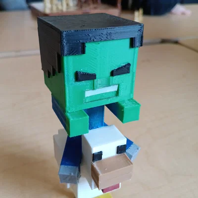 CHICKEN JOCKEY!!! - Mô hình Minecraft - Không cần AMS!!!