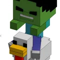CHICKEN JOCKEY!!! - Mô hình Minecraft - Không cần AMS!!! - Thumbnail 2