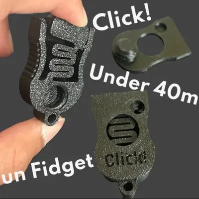 Mô hình Fidget Clicker - Đồ chơi xả stress nhỏ gọn in 3D