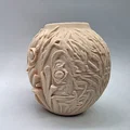 Bình Hoa Hình Đầu Lâu Họa Tiết Hoa Văn (Floral Skull Vase) - Thumbnail 5