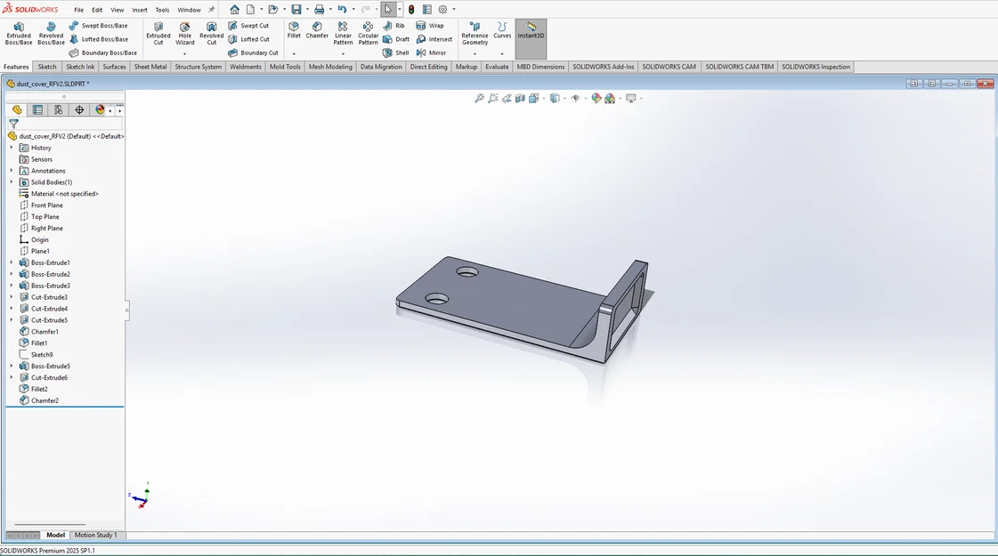Tấm chắn mảnh vụn bàn in đã sửa đổi cho Elegoo Centauri Carbon - Image 2
