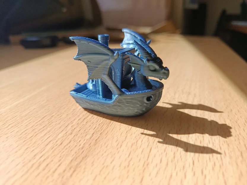 Dragon Benchy: Mô hình thuyền rồng 3D độc đáo cho máy in của bạn - Image 1