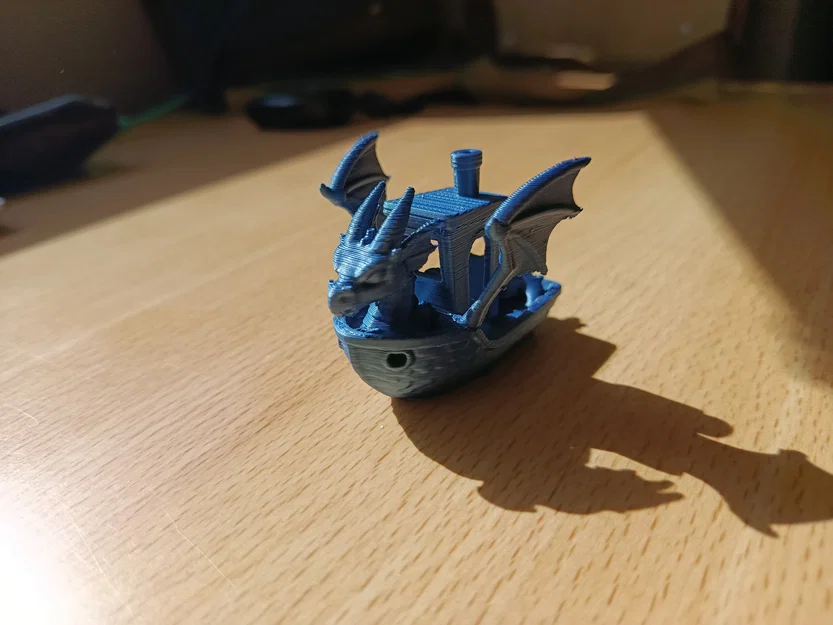 Dragon Benchy: Mô hình thuyền rồng 3D độc đáo cho máy in của bạn - Image 3