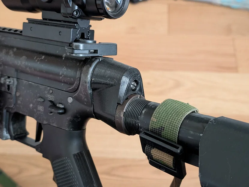 Phụ kiện hạ thấp báng súng Airsoft M4 Drop Stock giúp ngắm bắn dễ dàng - Image 1