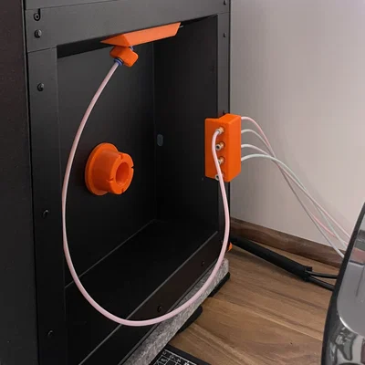 Giá đỡ ống Bowden (PTFE) gắn hông cho Prusa Core One (Sẵn sàng cho INDX)