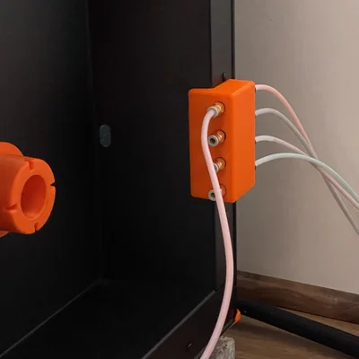 Giá đỡ ống Bowden (PTFE) gắn hông cho Prusa Core One (Sẵn sàng cho INDX)