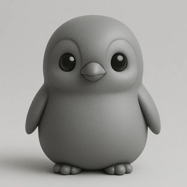 Mô hình chú chim cánh cụt (pinguin) 3D dễ thương để bàn - Image 1