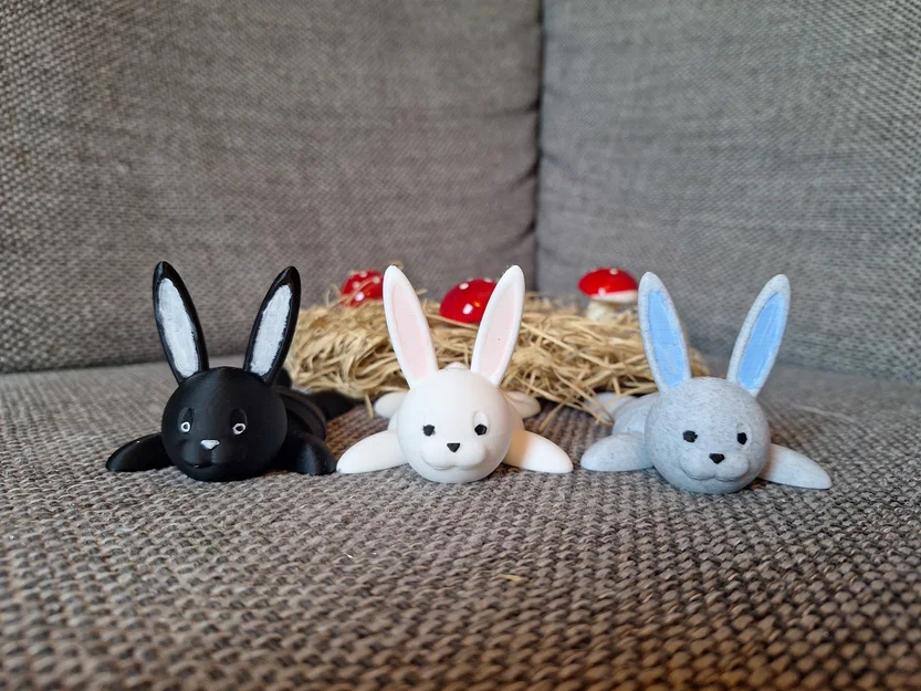 Tacco, chú thỏ mệt mỏi / Freddy thỏ linh hoạt / Alfred thỏ khớp nối - Image 3