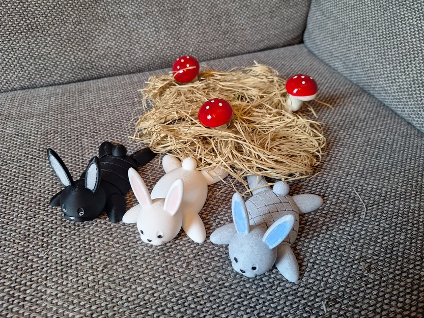 Tacco, chú thỏ mệt mỏi / Freddy thỏ linh hoạt / Alfred thỏ khớp nối - Image 4