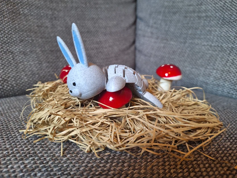 Tacco, chú thỏ mệt mỏi / Freddy thỏ linh hoạt / Alfred thỏ khớp nối - Image 7