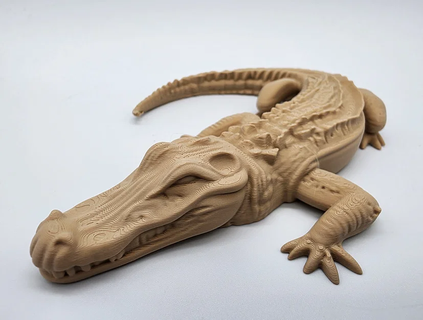 Mô hình cá sấu (Alligator) - Không cần Support - Image 1