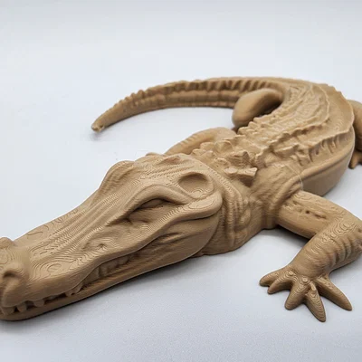 Mô hình cá sấu (Alligator) - Không cần Support