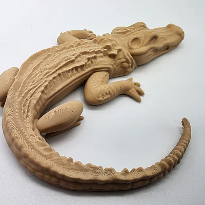 Mô hình cá sấu (Alligator) - Không cần Support