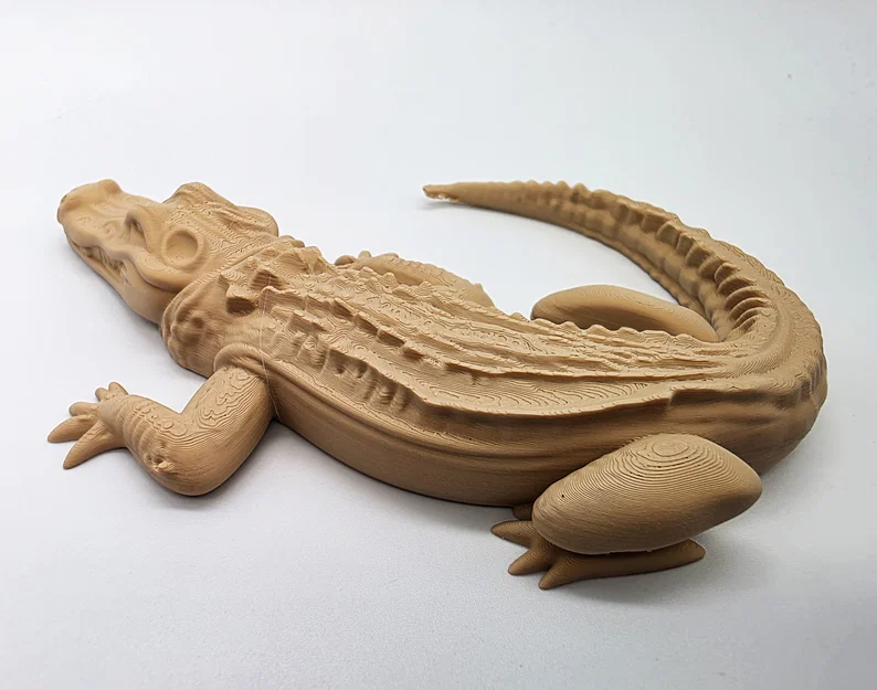 Mô hình cá sấu (Alligator) - Không cần Support - Image 6