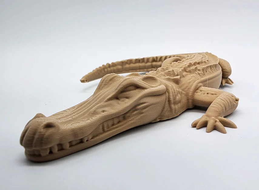 Mô hình cá sấu (Alligator) - Không cần Support - Image 8