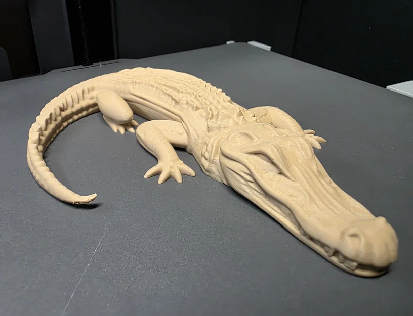 Mô hình cá sấu (Alligator) - Không cần Support - Image 9