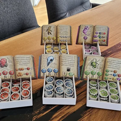 Bộ tổ chức Token cho game Quacks of Quedlinburg