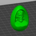 Mô hình quả trứng Phục sinh có tượng Chúa Jesus in 3D độc đáo - Thumbnail 1
