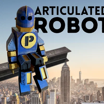 Mô hình Robot cử động linh hoạt (Articulated Robot) cho máy in 3D