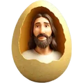 Mô hình quả trứng Phục sinh có tượng Chúa Jesus in 3D độc đáo - Thumbnail 2