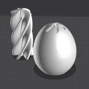 Trứng Phục sinh xoắn ốc (Easter egg spiral fidget) in 3D nhanh chóng
