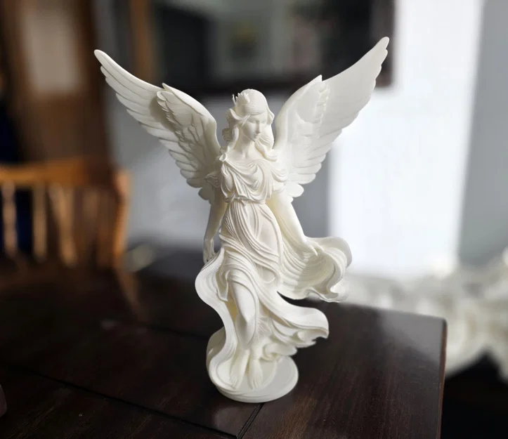 Tượng Nữ Thần Chiến Thắng Cổ Điển Có Cánh - Image 5