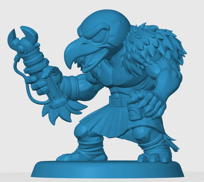 Mô hình Vultureman phiên bản Chibi từ Thundercats - File in 3D chất lượng - Image 2