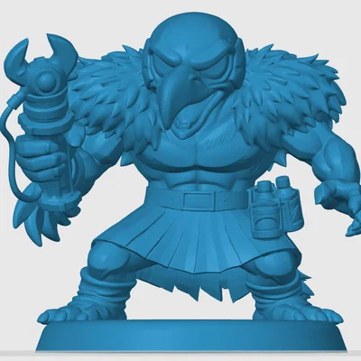 Mô hình Vultureman phiên bản Chibi từ Thundercats - File in 3D chất lượng