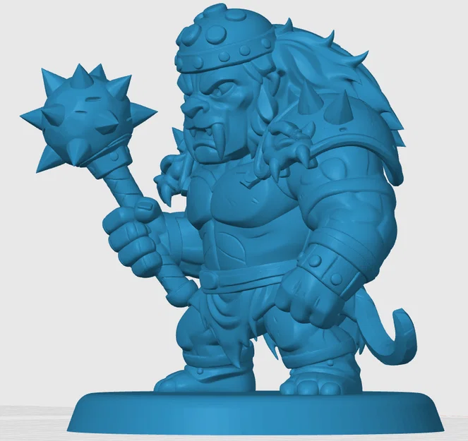 Mô hình nhân vật Grune phong cách Chibi in 3D cực chất - Image 2