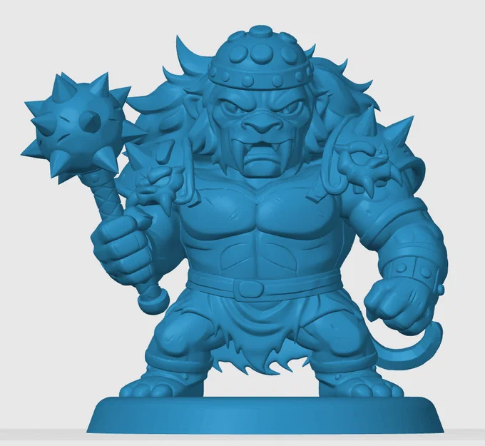 Mô hình nhân vật Grune phong cách Chibi in 3D cực chất - Image 3