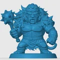 Mô hình nhân vật Grune phong cách Chibi in 3D cực chất - Thumbnail 3
