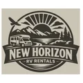 Mô hình 3D logo New Horizon RV Rentals ấn tượng - Thumbnail 1