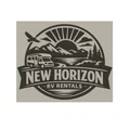 Mô hình 3D logo New Horizon RV Rentals ấn tượng - Thumbnail 2