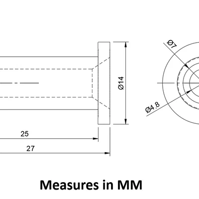 Ốc vít cố định mặt bàn (Desktop anchor screw)