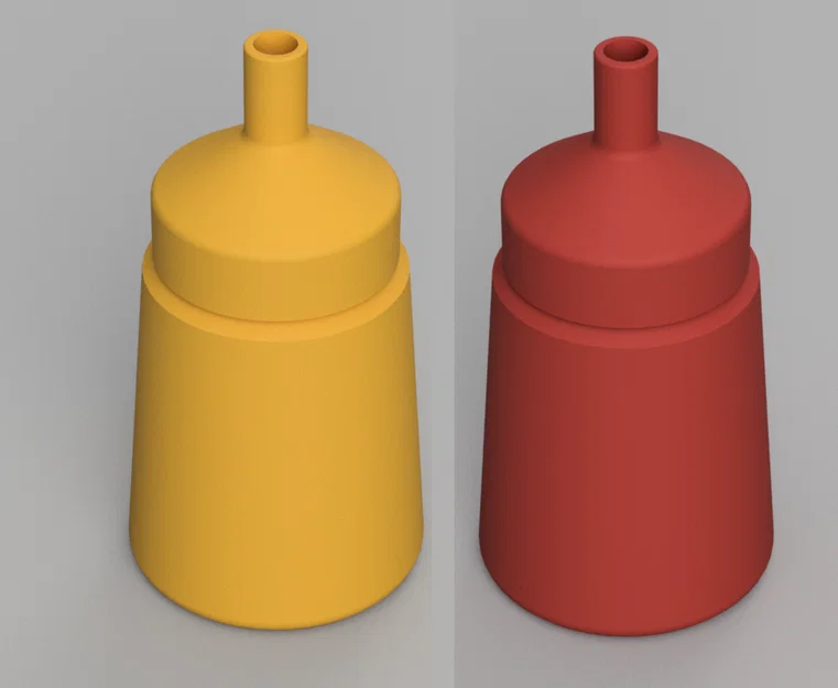 Mô hình chai đựng nước sốt (Dip Bottle) chuẩn SP-410 - Image 1