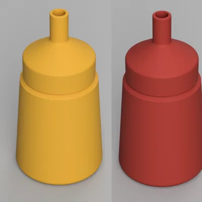 Mô hình chai đựng nước sốt (Dip Bottle) chuẩn SP-410